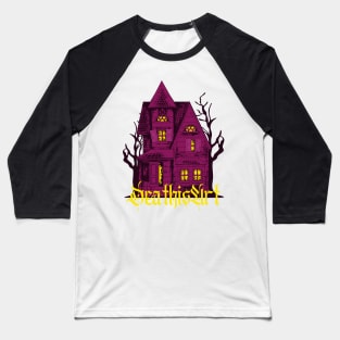 Haunted House Baseball T-Shirt